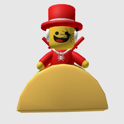 Sammy encima de un taco