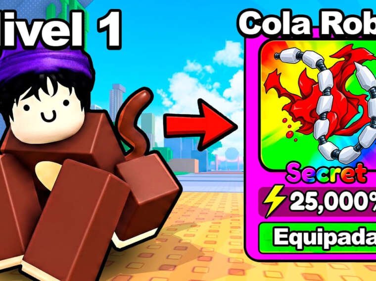 Cola robot en Escapa del Mono